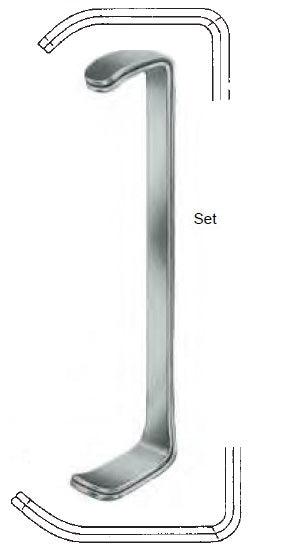 retractor double pair,FARABEUF (set) - Besurgical